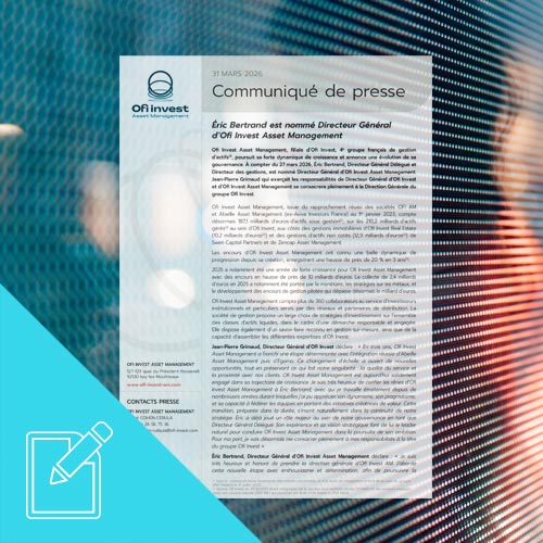 Éric Bertrand est nommé Directeur Général d’Ofi Invest Asset Management